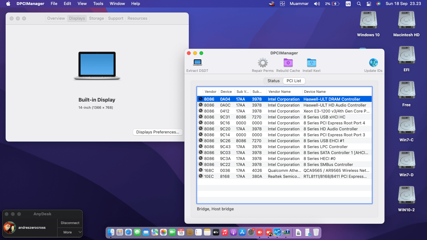 Lenovo G40 70 [Haswell   Intel HD 4400 + PS2]   OpenCore 2